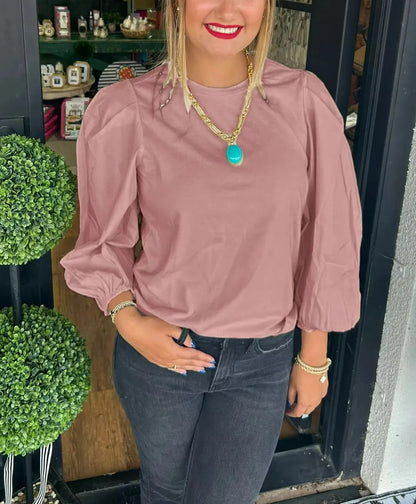 Women's Poplin Sleeve Tops