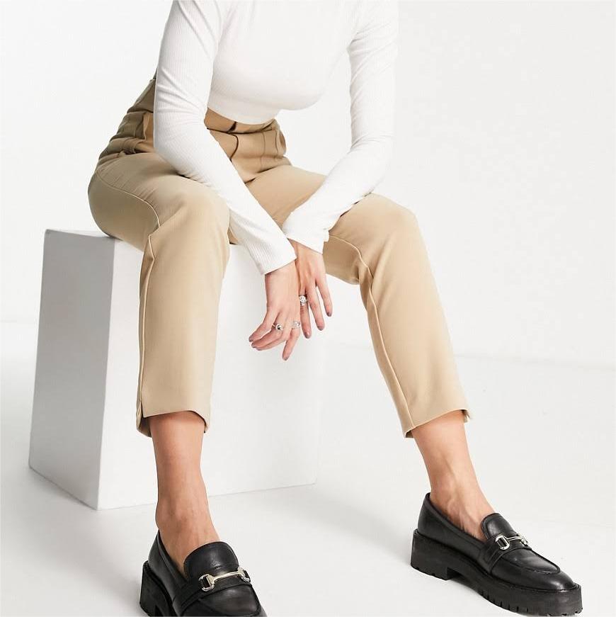 Multi-line Temperament High Waist Trousers