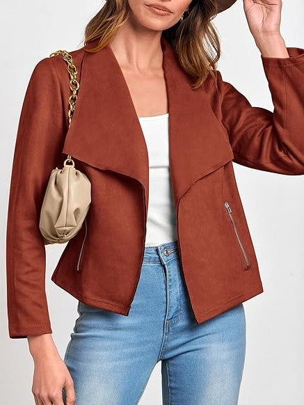 Women's Fashion Cropped Coat Outerwear