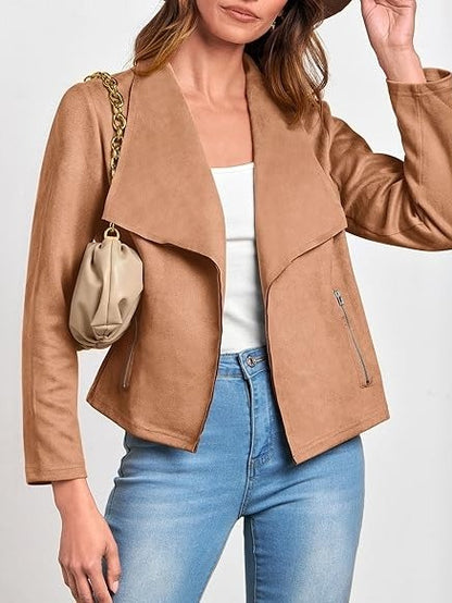 Women's Fashion Cropped Coat Outerwear