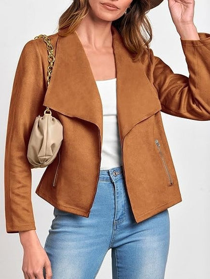 Women's Fashion Cropped Coat Outerwear