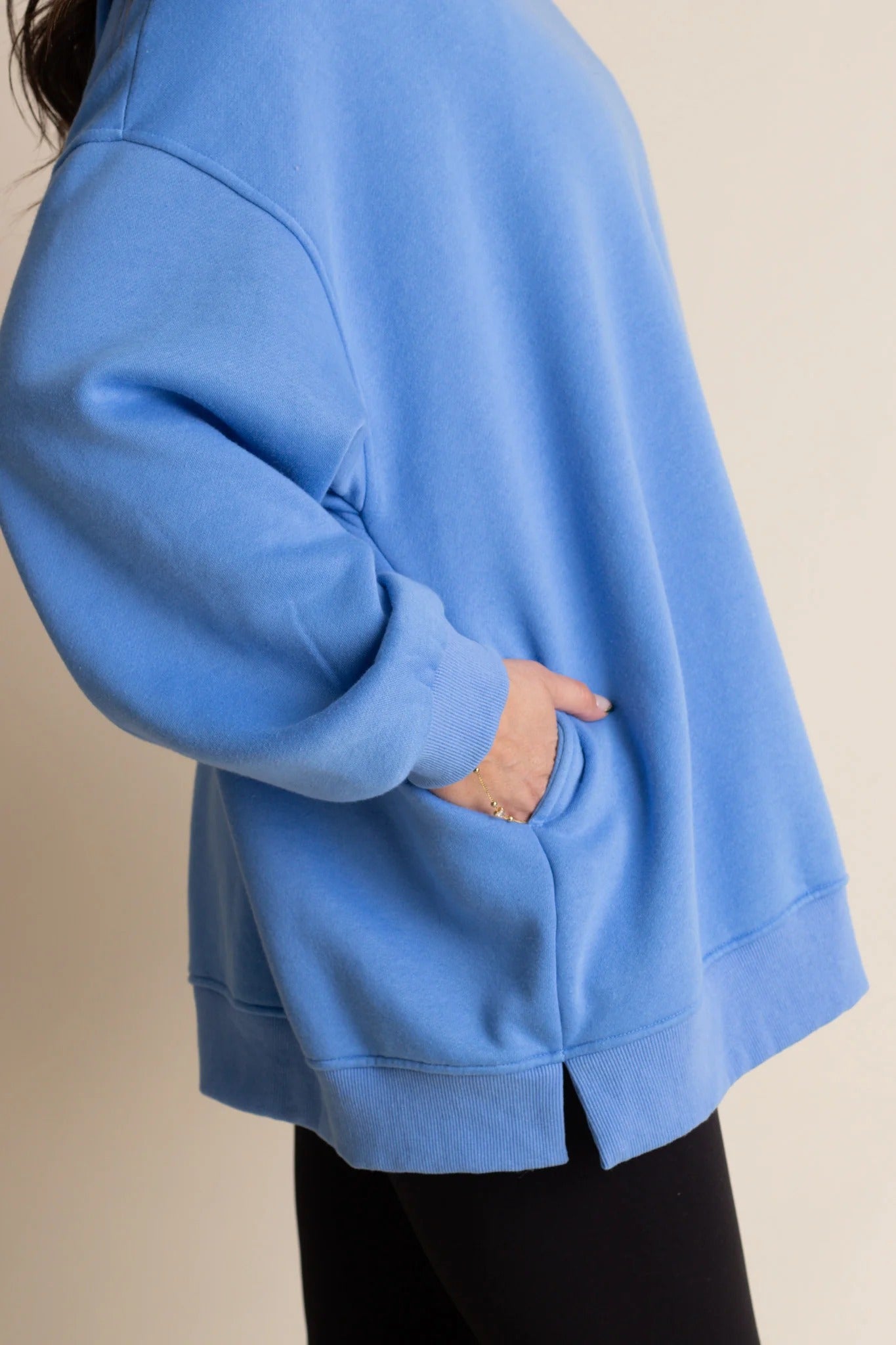 Women's Oversized Turtleneck Sweatshirt