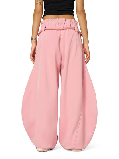 Women's Striped Bucket Pants