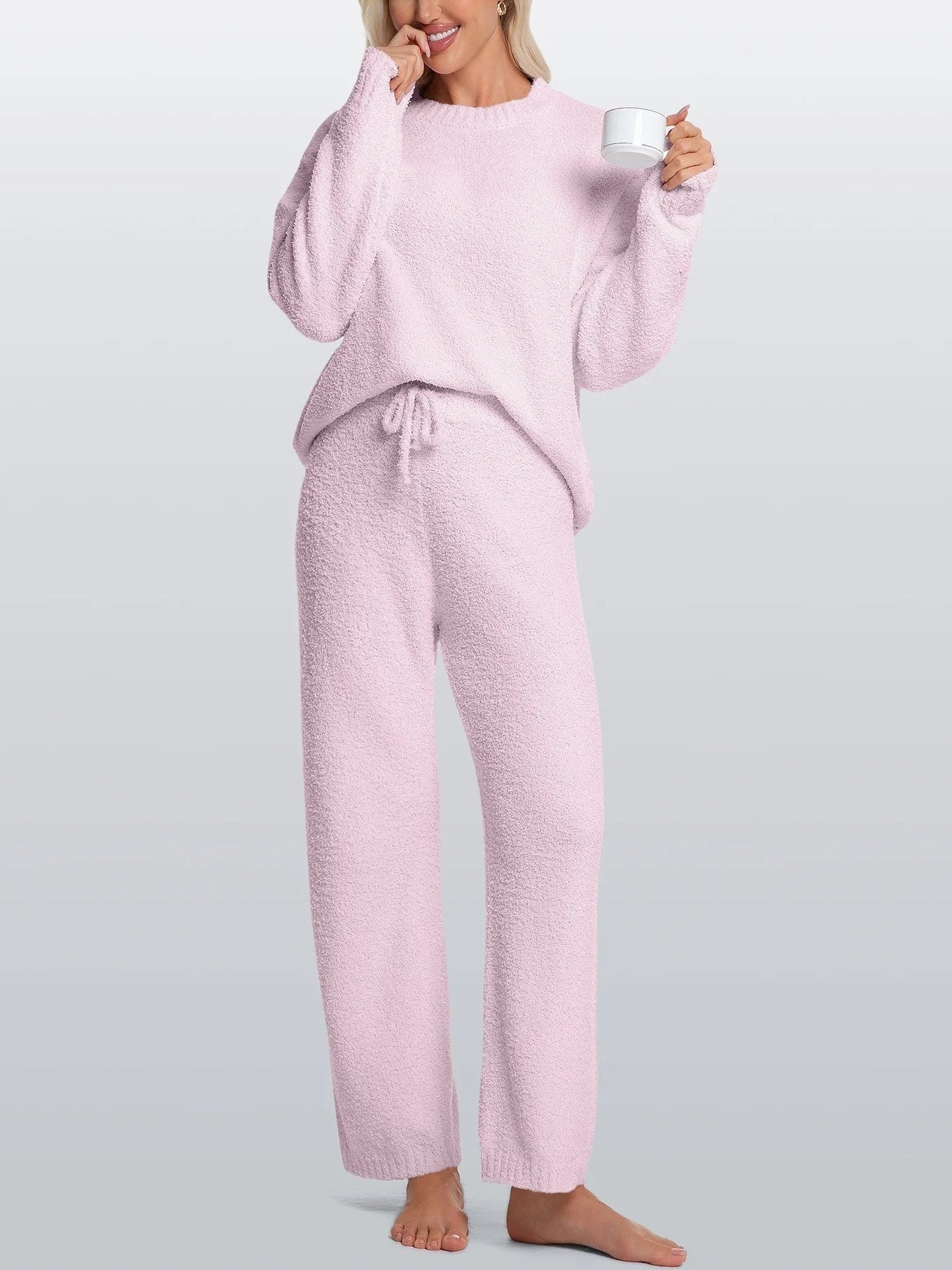 Women's Cozy Knit Loungewear Set