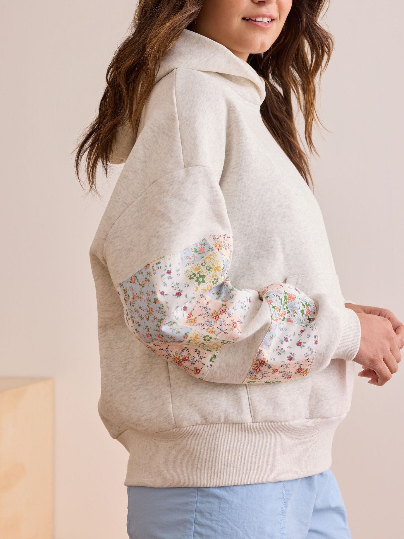Women's Patchwork Hoodie