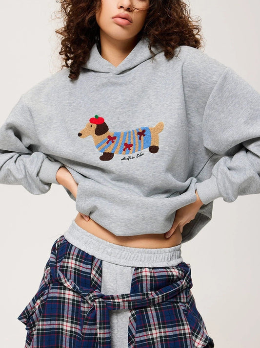 Women's Dachshund Puppy Pullover
