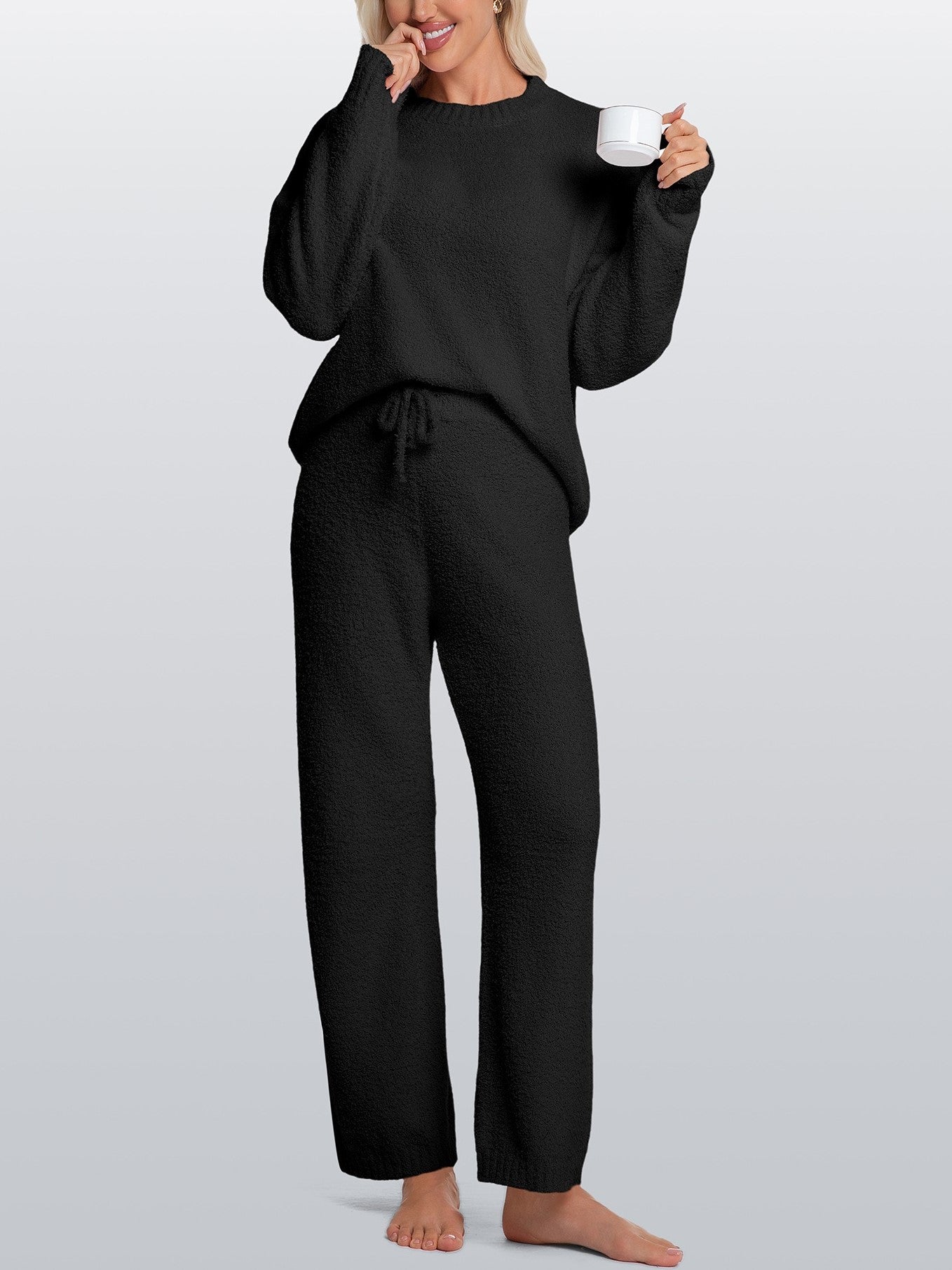 Women's Cozy Knit Loungewear Set