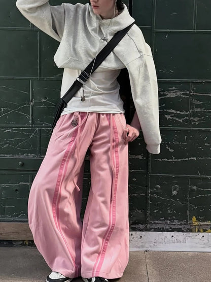 Women's Striped Bucket Pants