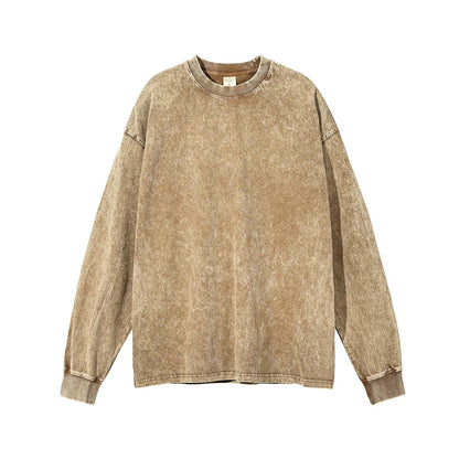 Women's Stone Wash Loose Fit Sweatshirt