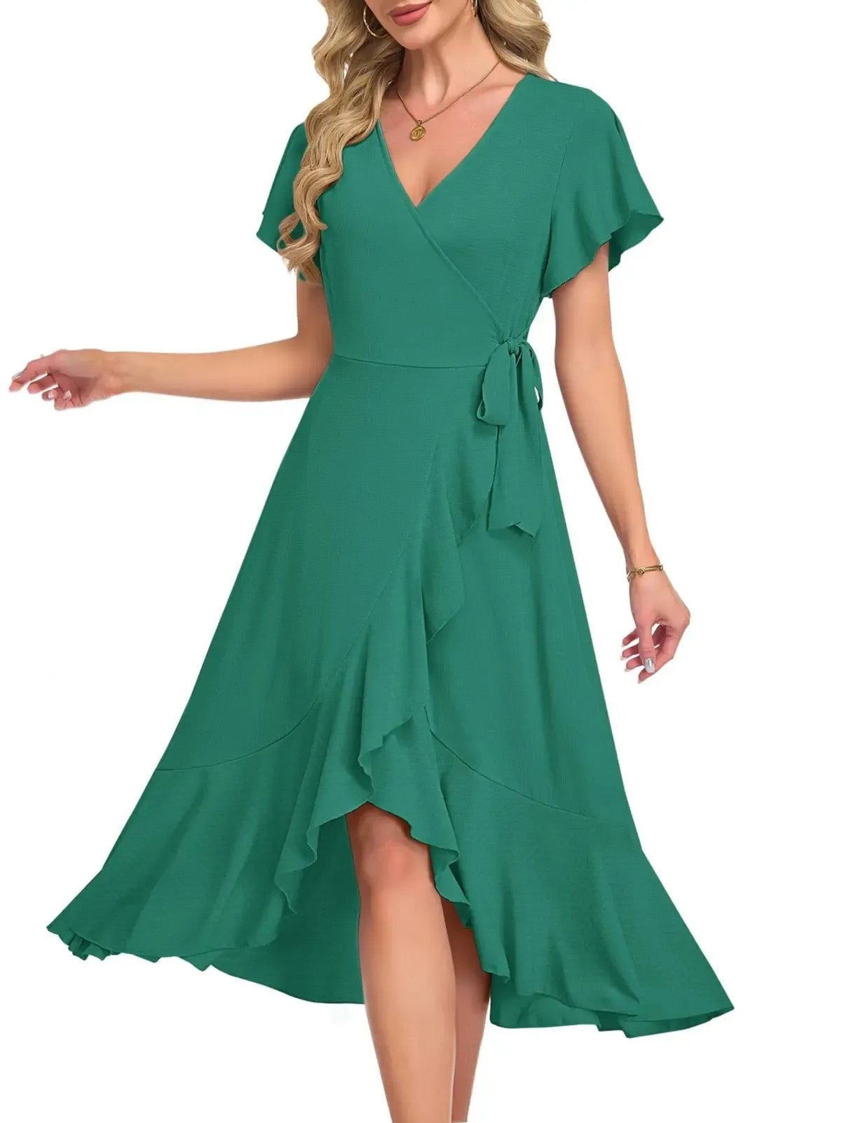 Women's Lightweight Flowy Tie Dress for Spring & Summer