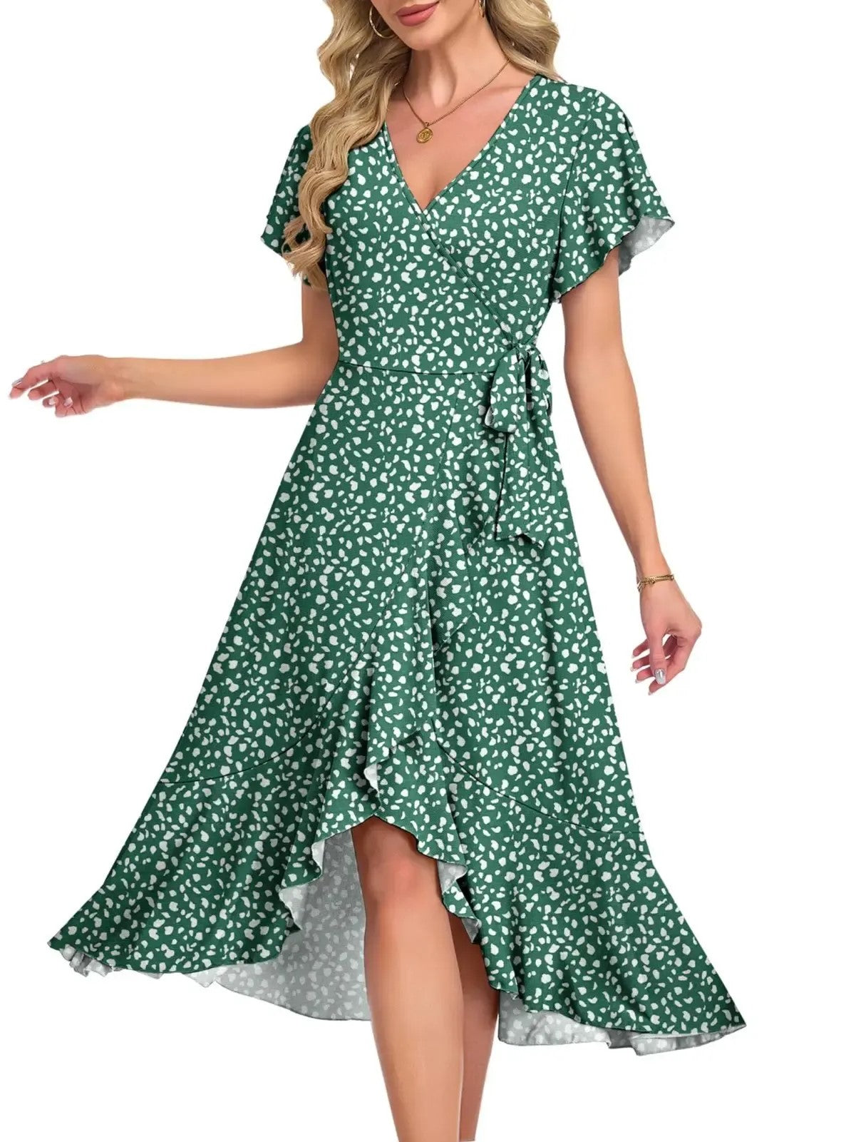 Women's Lightweight Flowy Tie Dress for Spring & Summer