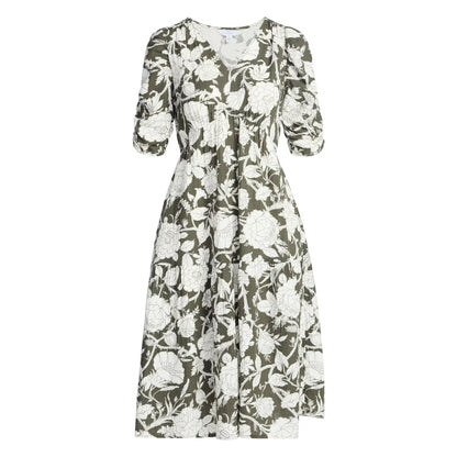 Women's Flowy Grace V-Neck Dress