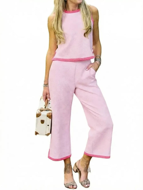 Women's Sunny Chic Sleeveless Matching Set