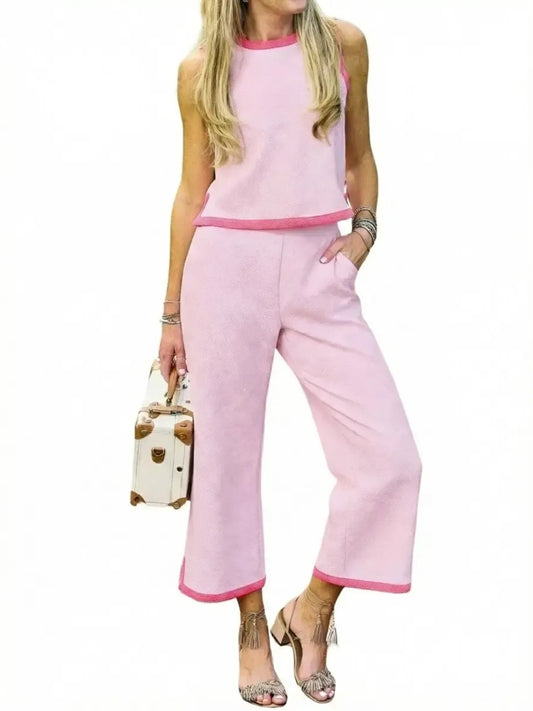 Women's Sunny Chic Sleeveless Matching Set