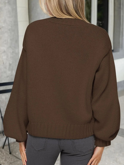 Women's Fall Oversized Knit Cardigan