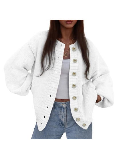 Women's Fall Oversized Knit Cardigan