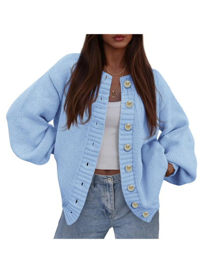 Women's Fall Oversized Knit Cardigan