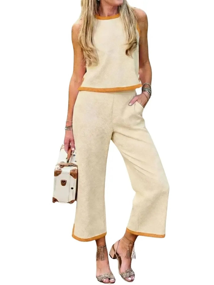 Women's Sunny Chic Sleeveless Matching Set