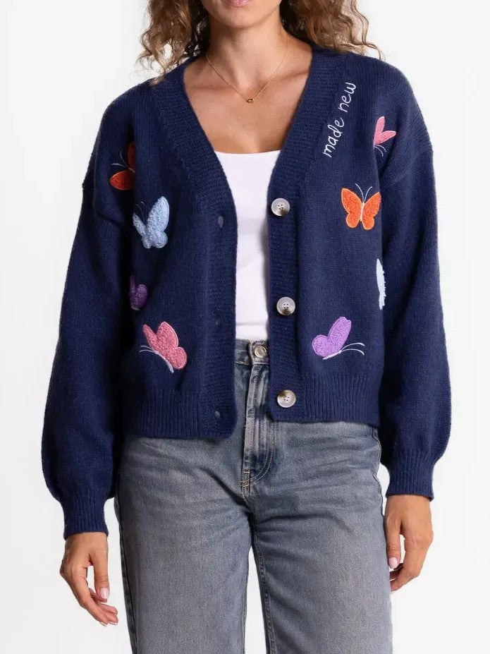 Women's Soft Holiday Pattern Knit Cardigan
