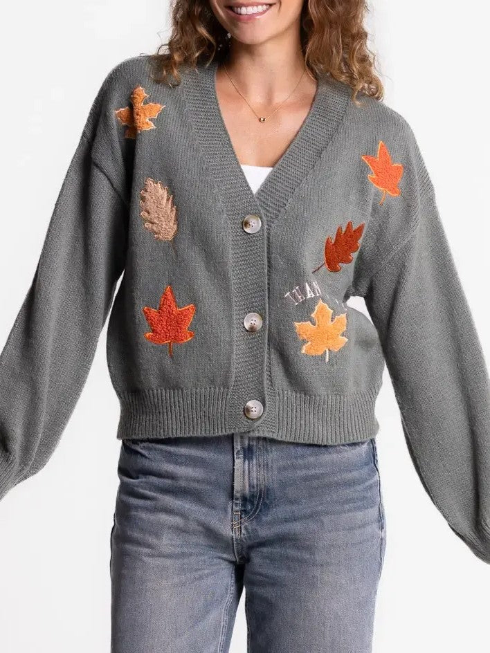 Women's Soft Holiday Pattern Knit Cardigan