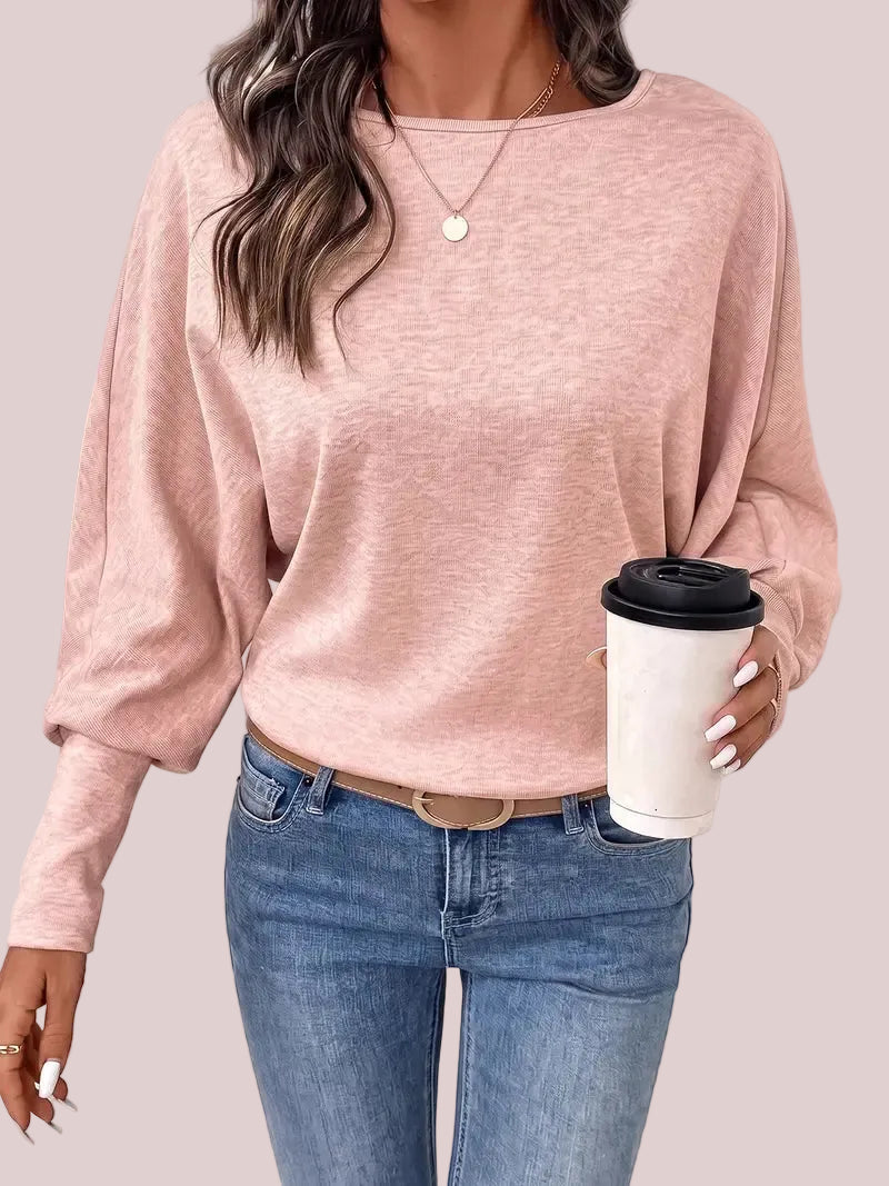 Women's Batwing Long Sleeve Casual Top