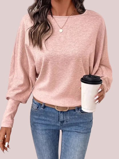 Women's Batwing Long Sleeve Casual Top
