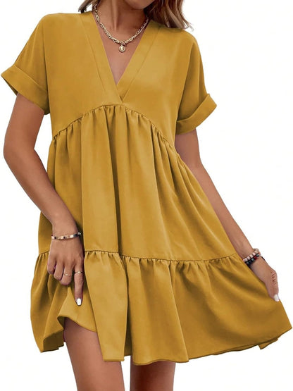 Women's Summer Loose Fit Babydoll Dress