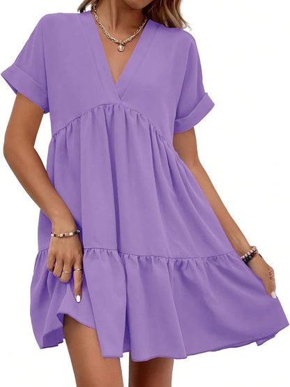 Women's Summer Loose Fit Babydoll Dress