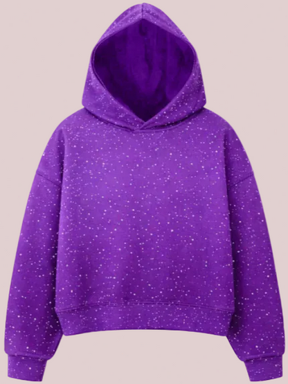 Women's Glitter Long Sleeve Hoodies