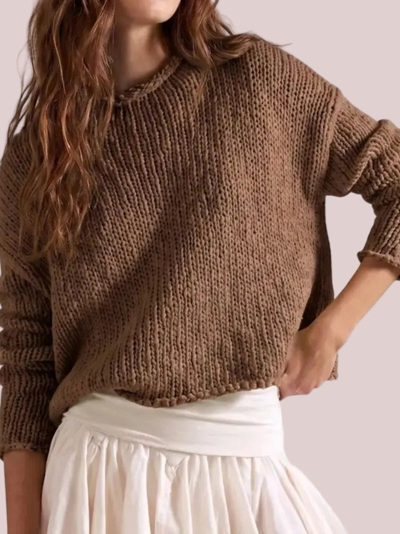 Women's Chunky Rollneck Knitted Sweater