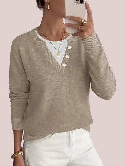 Women's Lightweight Striped Aesthetic Casual Knitwear