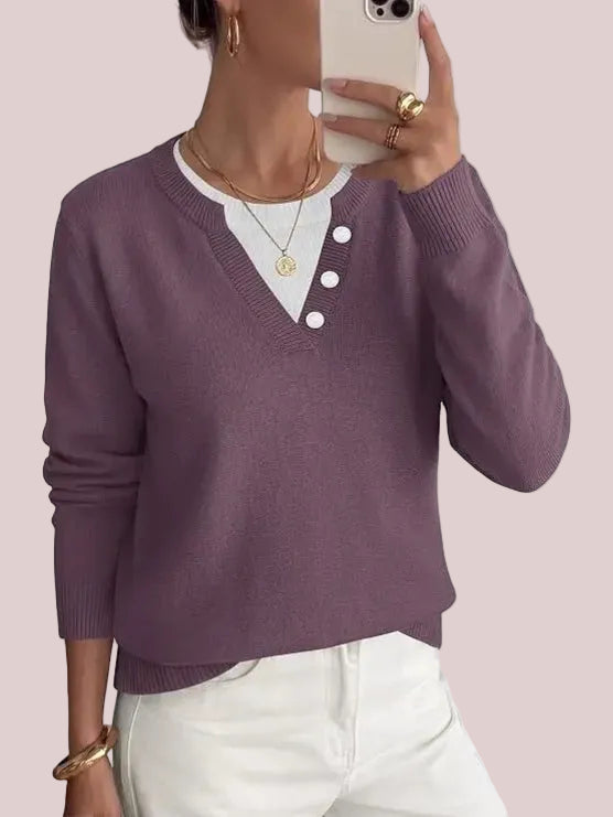 Women's Lightweight Striped Aesthetic Casual Knitwear