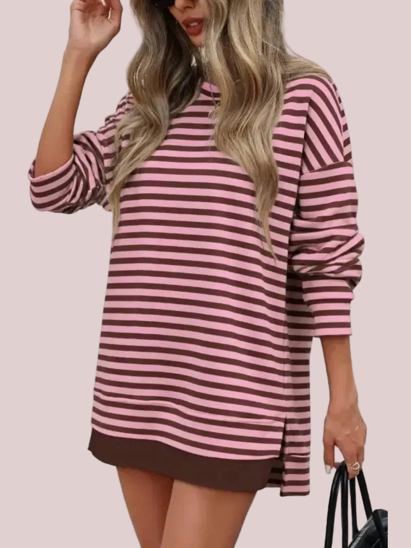 Women's Casual Fall Oversized Crewneck Sweatshirt