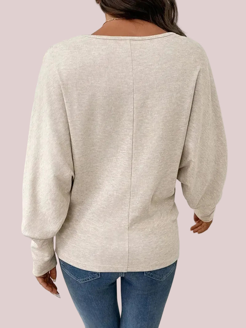 Women's Batwing Long Sleeve Casual Top