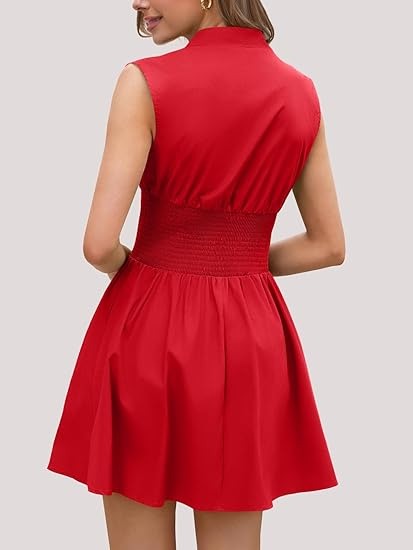 Women's Utility Style Zip Front Tank Dress