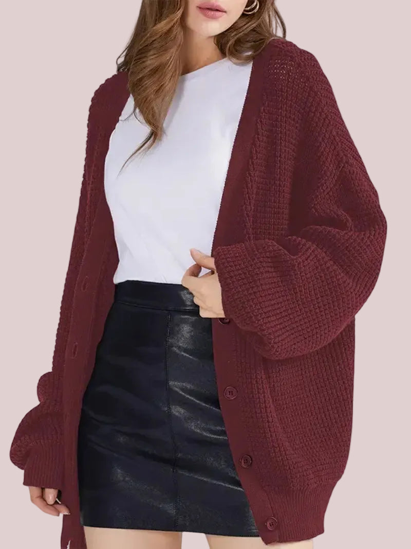 Women's Oversized Knitting Cardigan Sweater