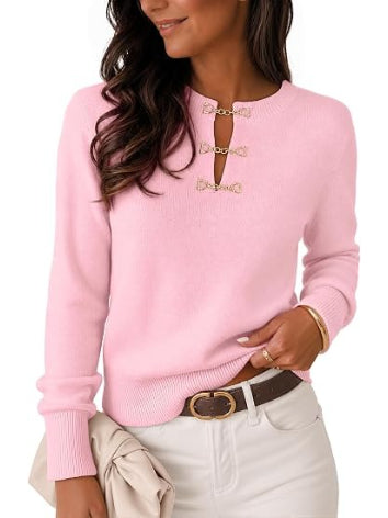 Women's Fall Lightweight Sweater Business Casual Tops