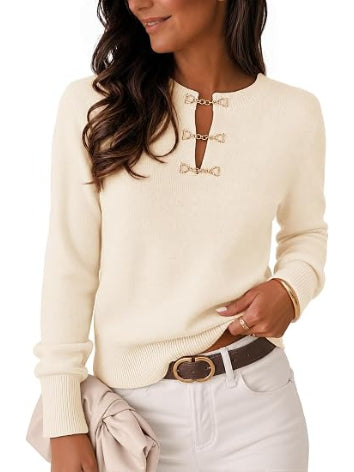 Women's Fall Lightweight Sweater Business Casual Tops
