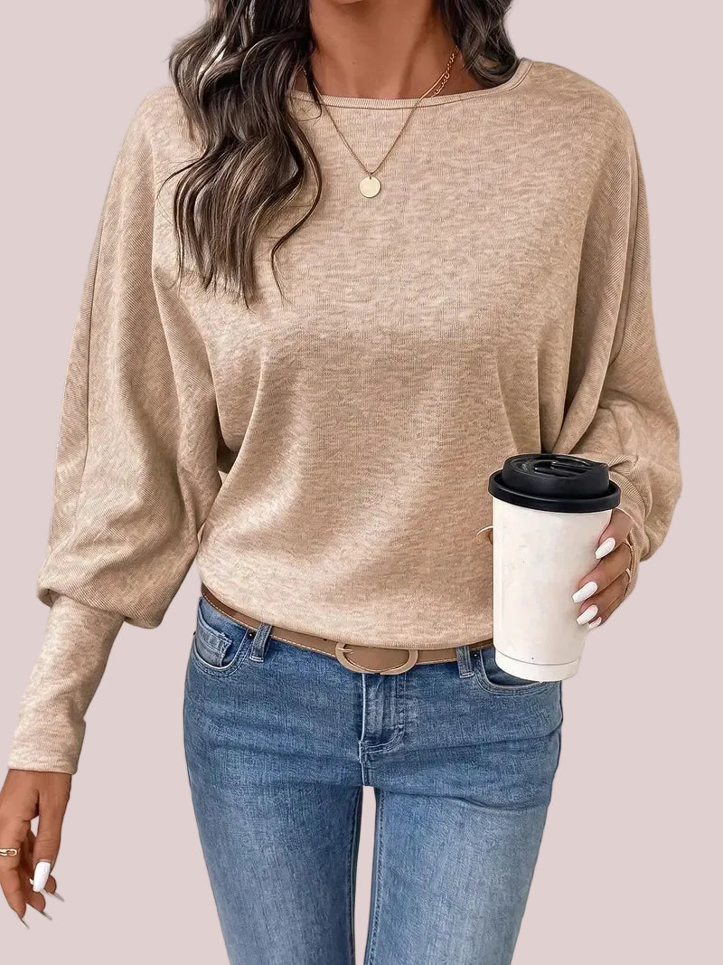 Women's Batwing Long Sleeve Casual Top