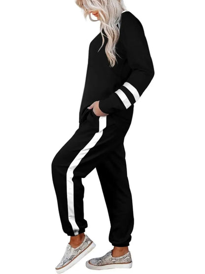 Women's Drawstring Jogger Two‑Piece Outfit