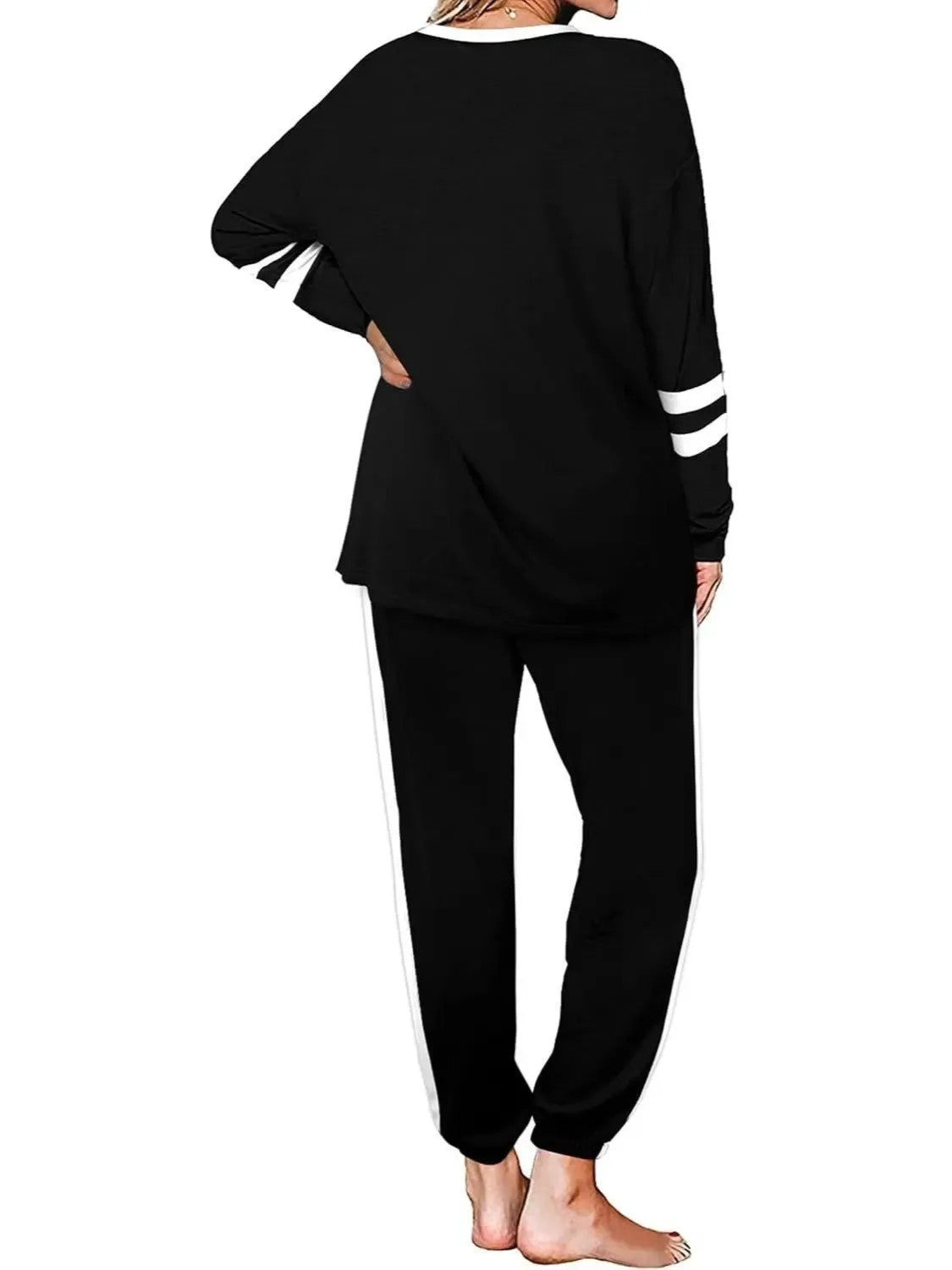 Women's Drawstring Jogger Two‑Piece Outfit