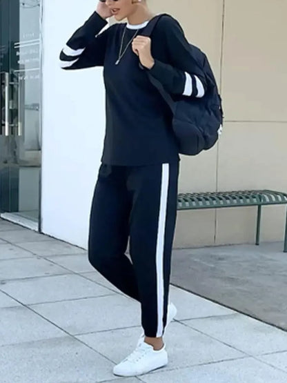 Women's Drawstring Jogger Two‑Piece Outfit