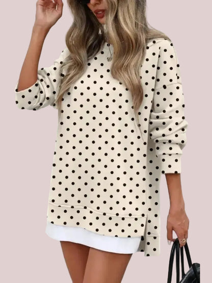 Women's Casual Fall Oversized Crewneck Sweatshirt