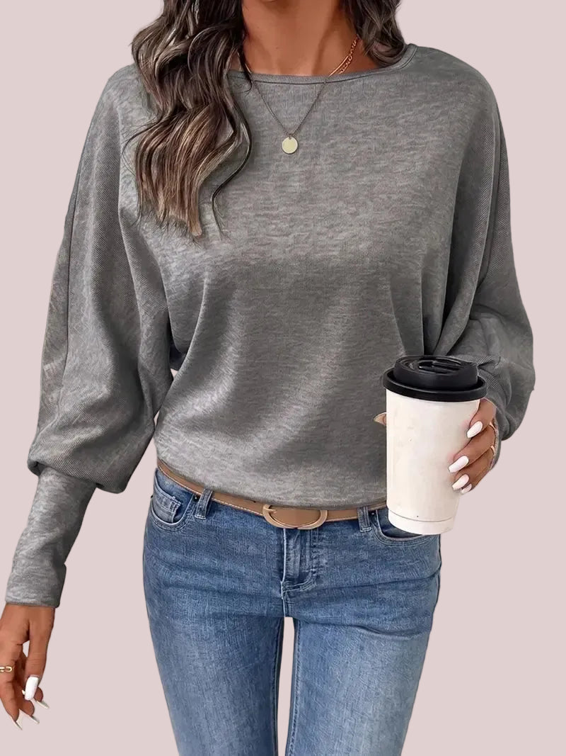 Women's Batwing Long Sleeve Casual Top
