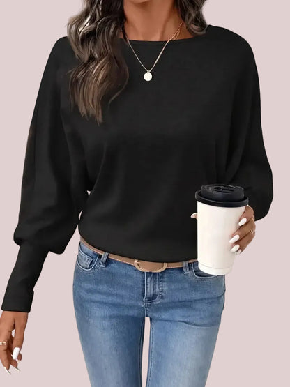 Women's Batwing Long Sleeve Casual Top