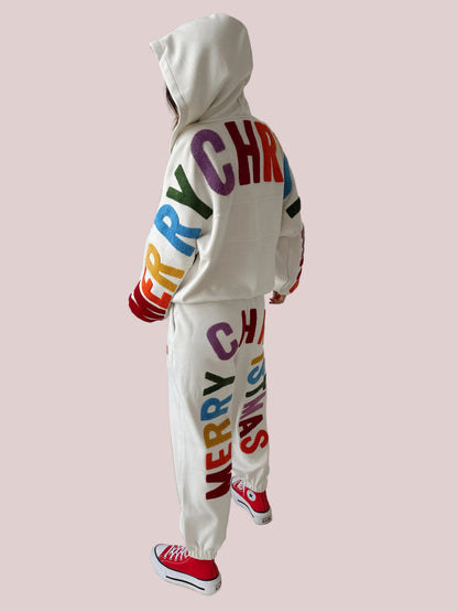 Women's Christmas Graphic Jogger Set