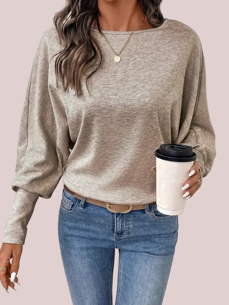 Women's Batwing Long Sleeve Casual Top