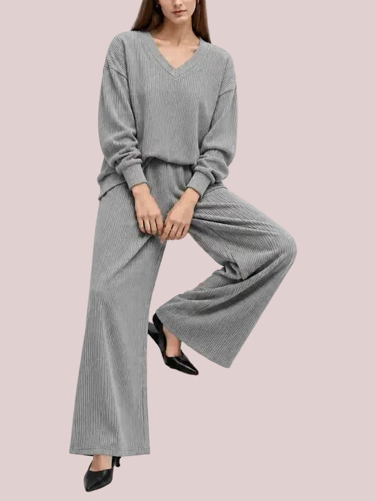 Women's 2-Piece Basic Casual Clothing Set