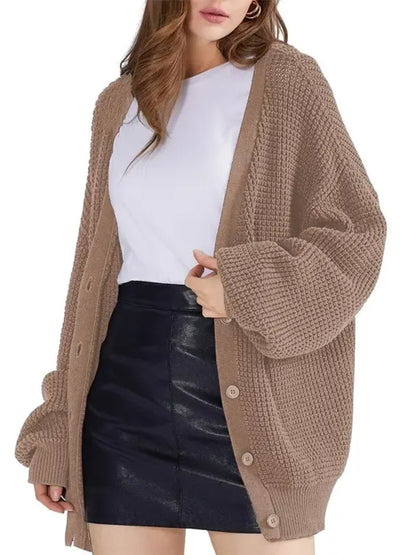 Women's Oversized Knitting Cardigan Sweater