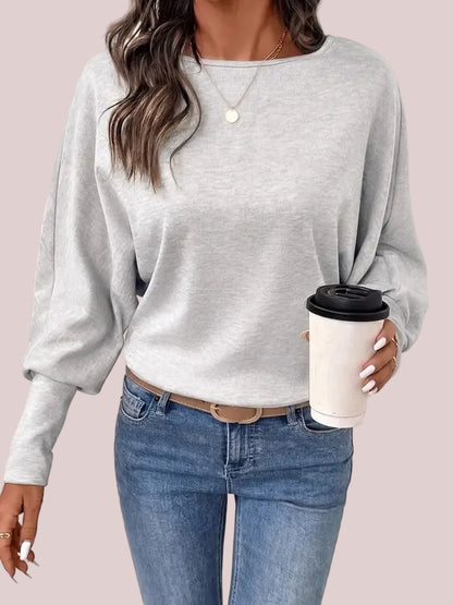 Women's Batwing Long Sleeve Casual Top